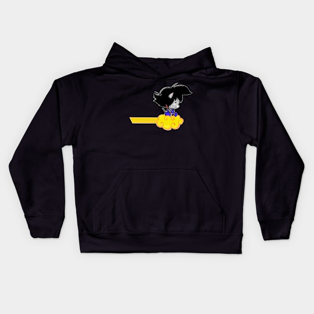 Dragonball Cat Kids Hoodie by tighttee